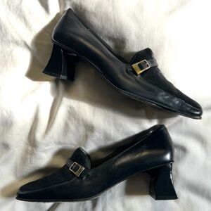 VINTAGE 🖤 DIONE HORSE HAIR HEELS